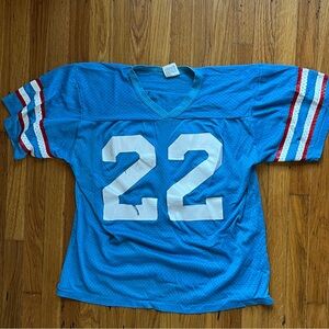 Vintage #22 blue jersey